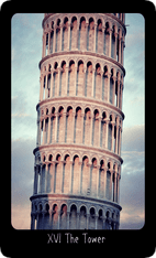 The Tower tarot card image